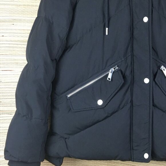 Andrew Marc Daphne Puffer Dawn Removable Hood Faux Fur Trim Jacket Coat Parka XS - Picture 9 of 15